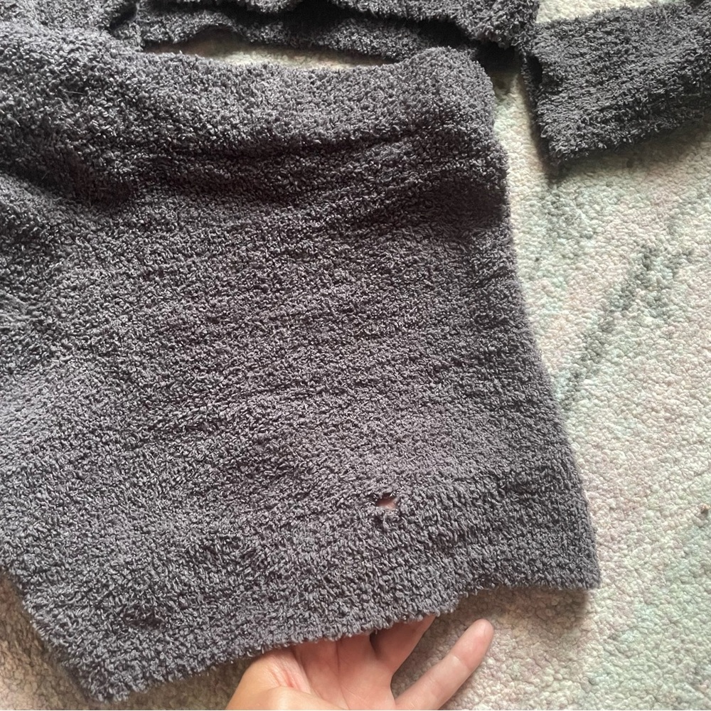 Cozy Cardigan and Shorts Set - Picture 2 of 2